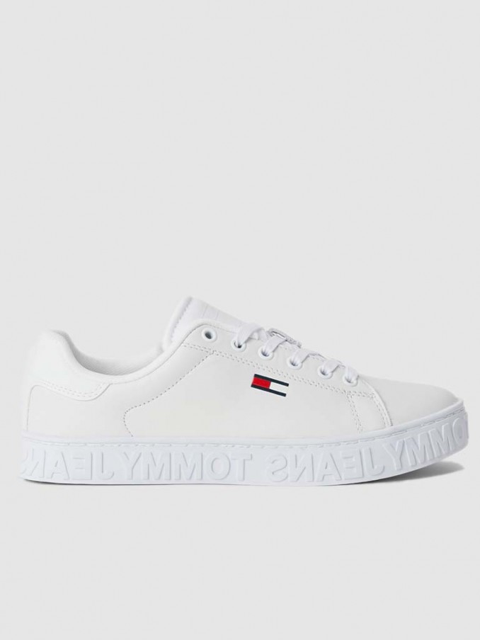 Sneakers Woman White Tommy Jeans