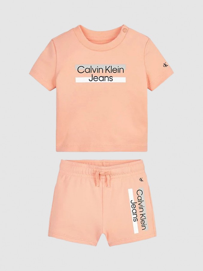 Conjunto Bebe Niña Calvin Klein