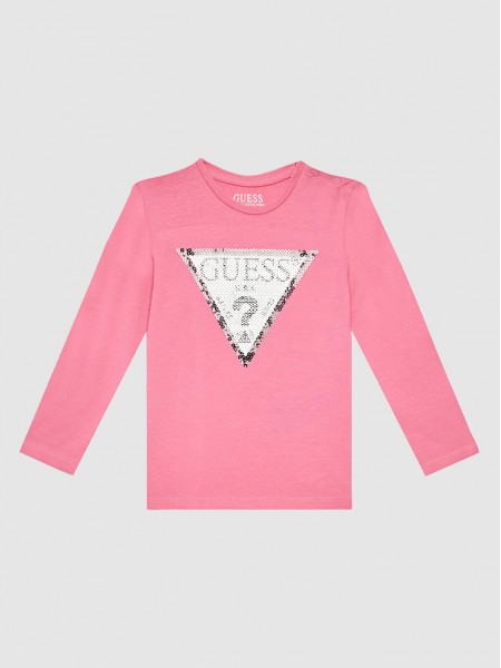 Sweatshirt Baby Girl Rose Guess