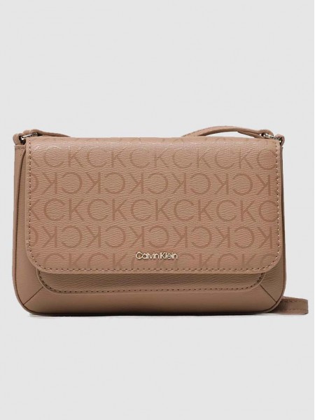 Handbag Woman Beige Calvin Klein