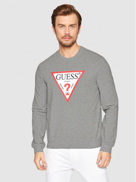 Sweatshirt Man Grey Guess