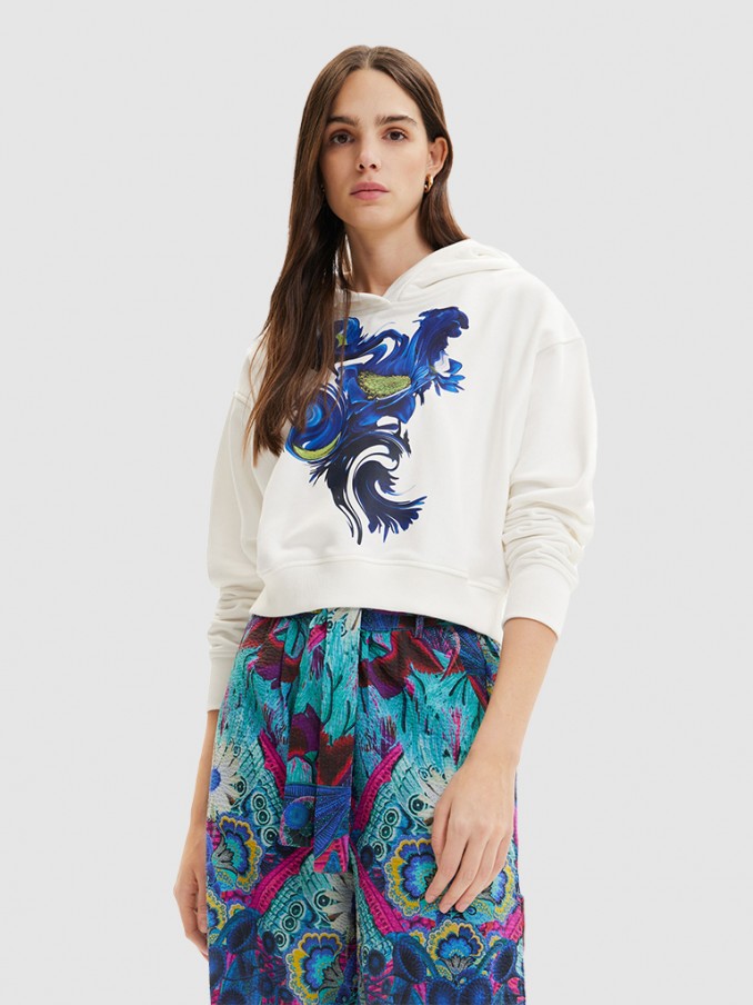 Sweatshirt Mulher Flowy Desigual