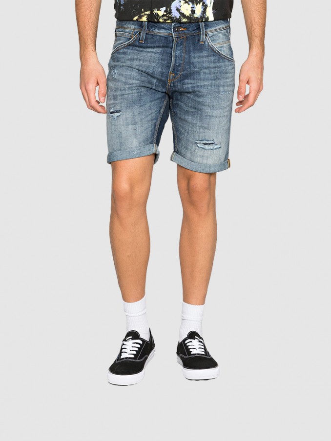 Pantalones Cortos Hombre Jeans Jack & Jones