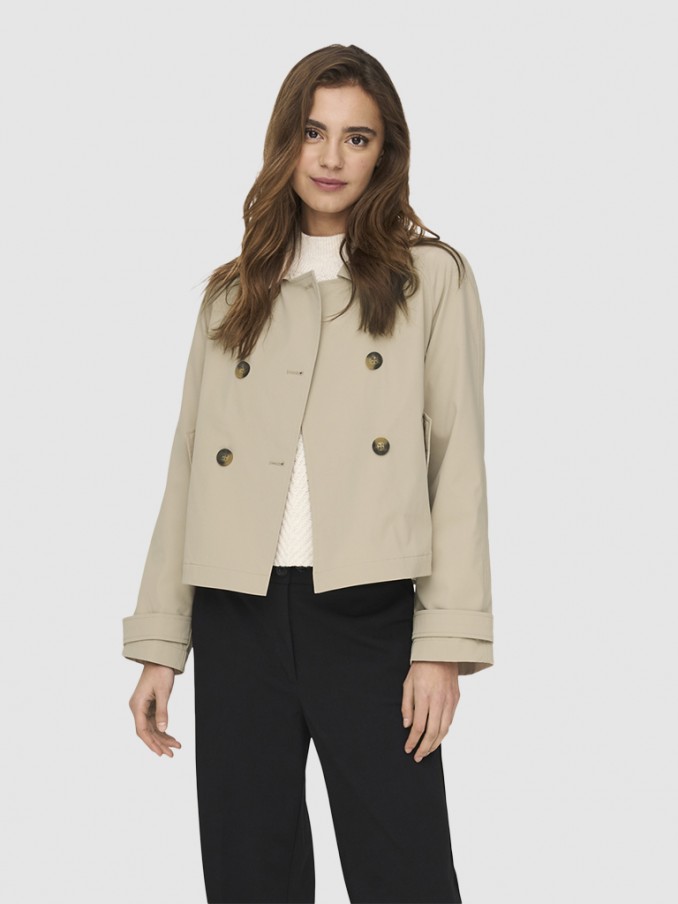 Chaqueta Mujer Beige Only