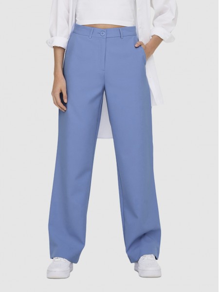 Pants Woman Blue Only