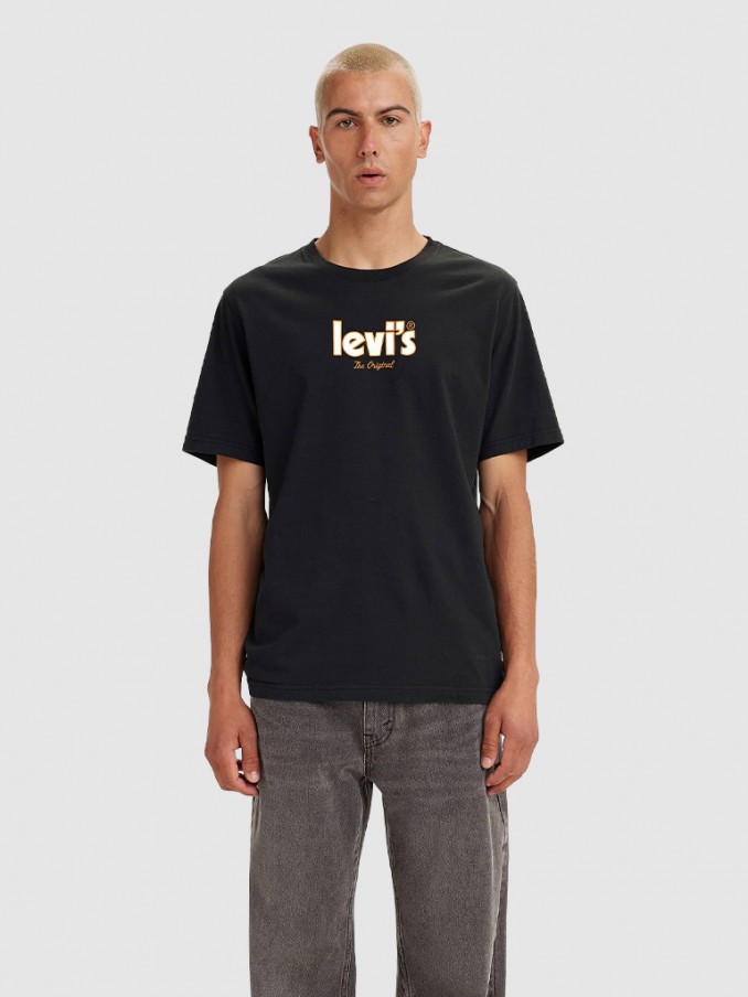Camiseta Hombre Negro Levis