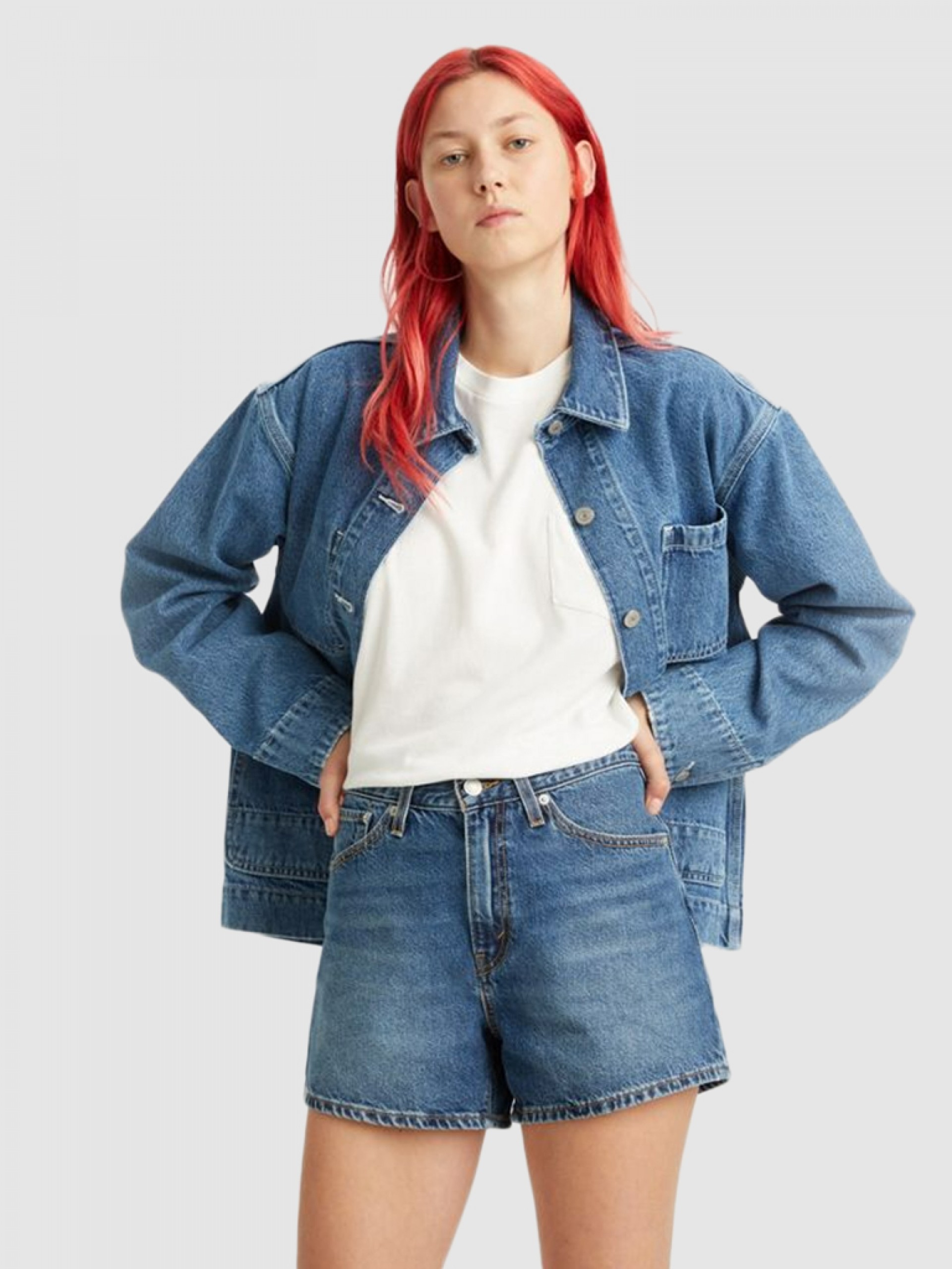 Pantalones Cortos Mujer Levis