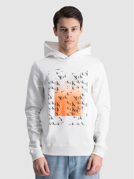 Sweatshirt Unissexo Graphic Calvin Klein