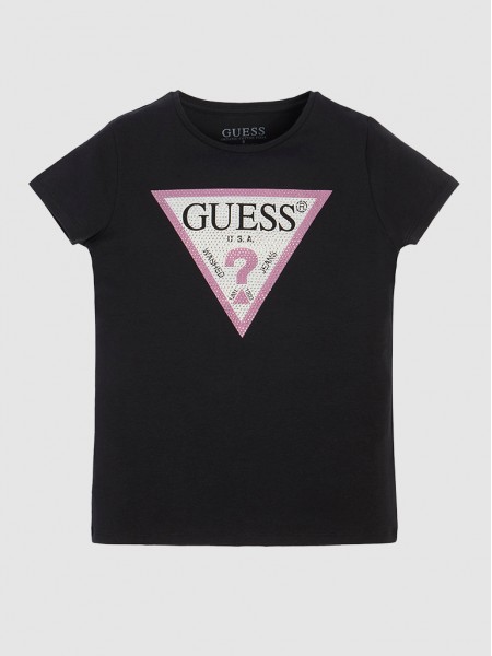 T-Shirt Girl Black Guess