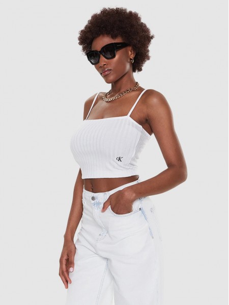 Top Mulher Cropped Calvin Klein