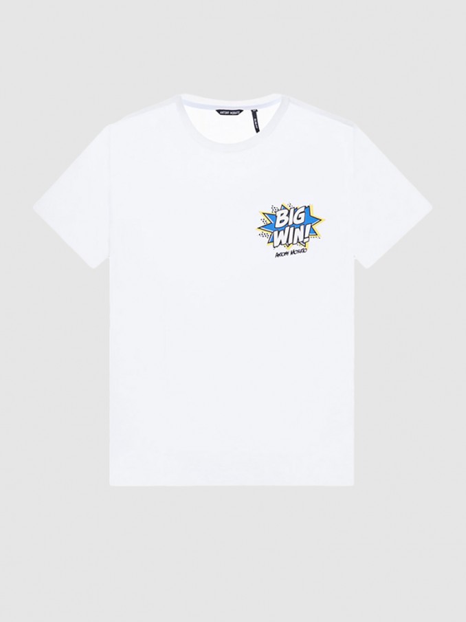 T-Shirt Man White Antony Morato