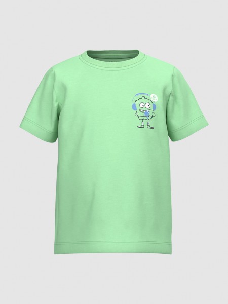 T-Shirt Boy Light Green Name It