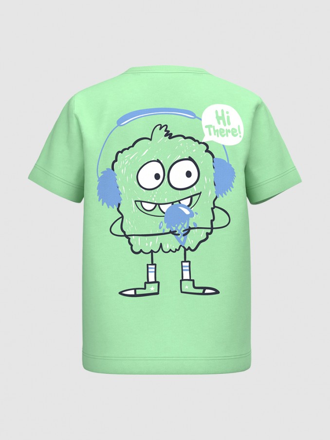 T-Shirt Boy Light Green Name It