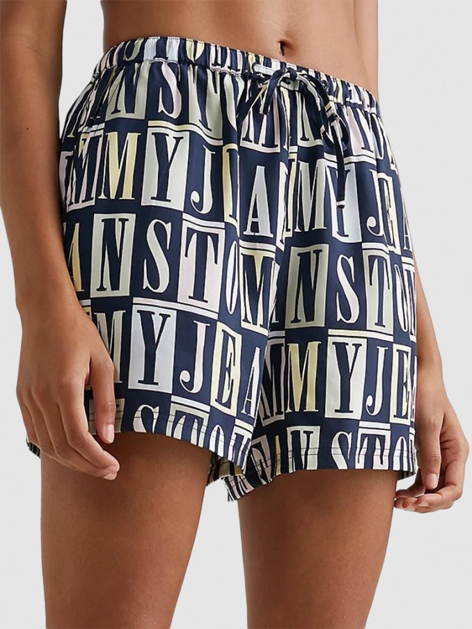 Shorts Woman Print Tommy Jeans