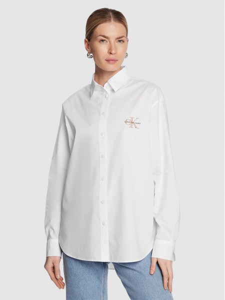 Shirt Woman White Calvin Klein