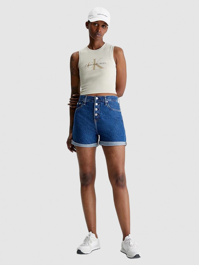 Pantalones Cortos Mujer Calvin Klein