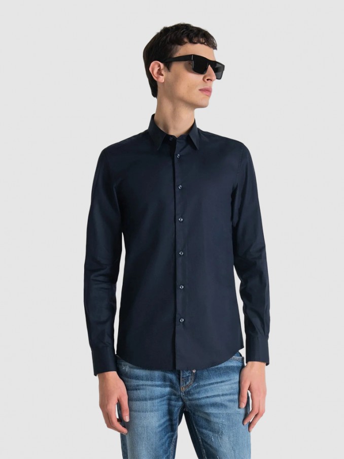 Camisa Hombre Azul Marino Antony Morato