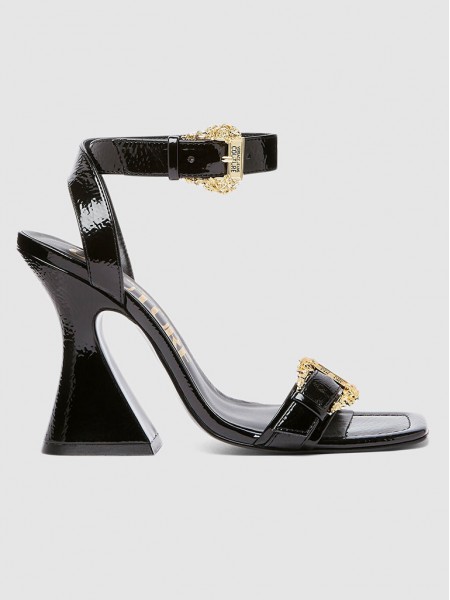 Sandals Woman Black Versace