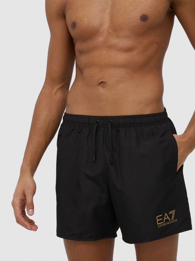 Shorts Man Black Ea7 Emporio Armani