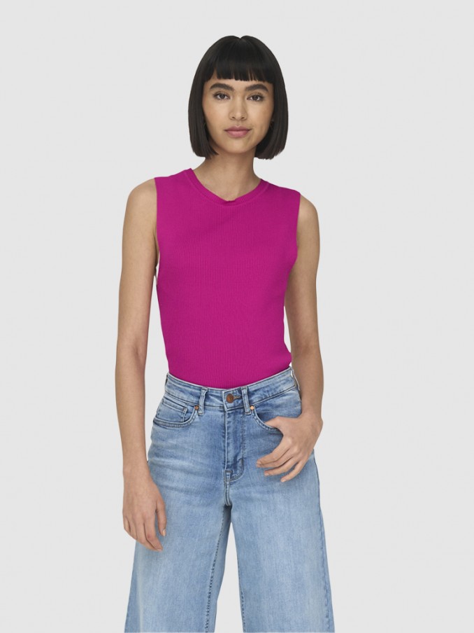 Tops Mulher Onlmajli S/l Top Knt Noos Only