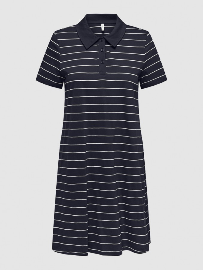 Dress Woman Stripes Only