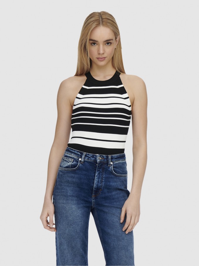Shirt Woman White Stripe Only
