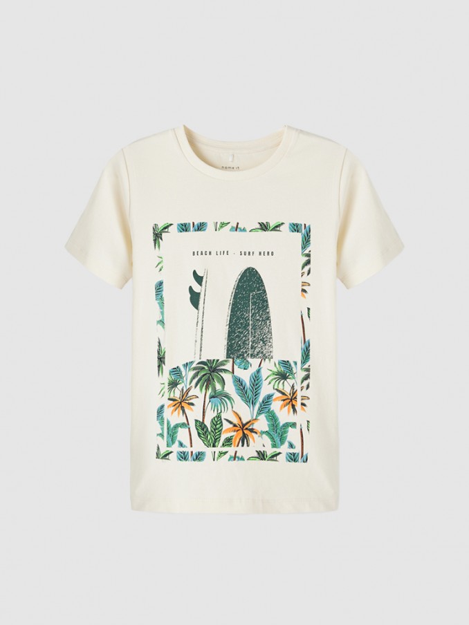 Camiseta Nio Crema Name It
