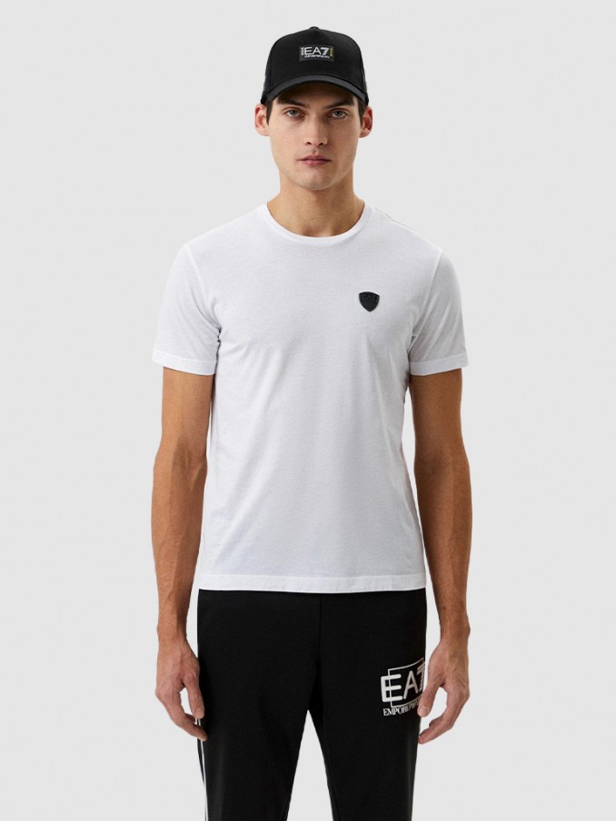 Camiseta Hombre Blanco Ea7 Emporio Armani