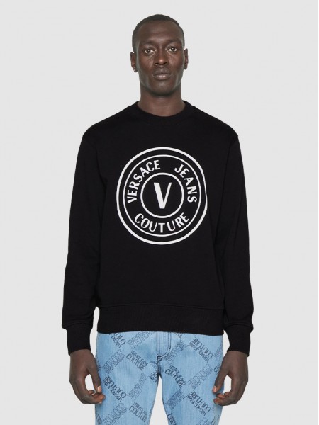Sweatshirt Man Black Versace