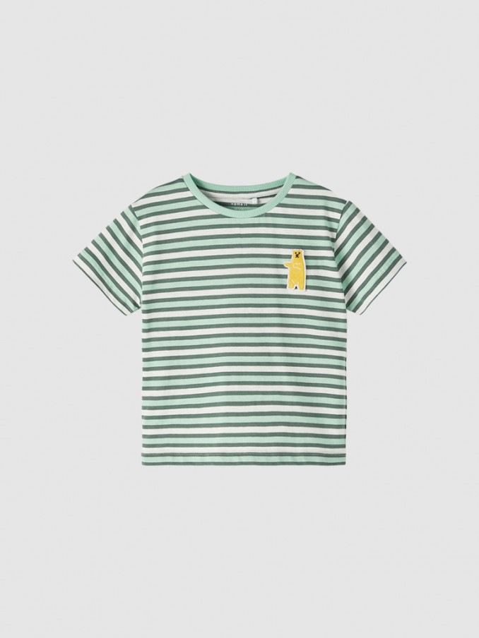 T-Shirt Boy Green Name It