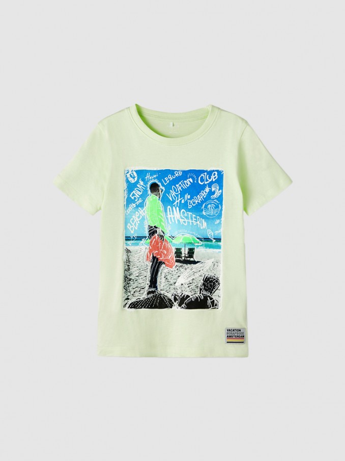 Camiseta Nio Verde Limn Name It