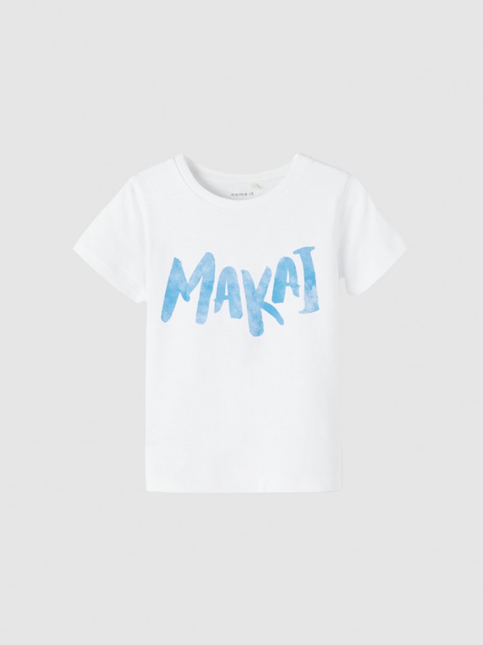T-Shirt Boy White Name It