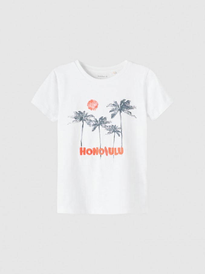 T-Shirt Boy White Name It