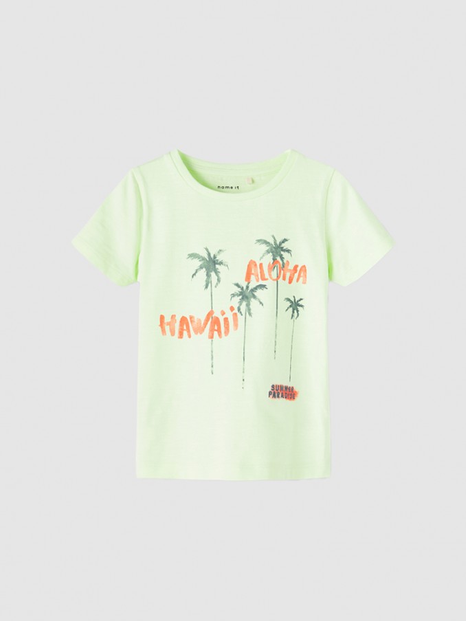 Camiseta Nio Verde Limn Name It
