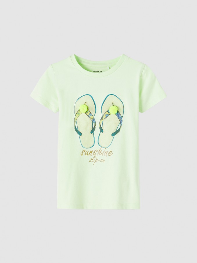 Camiseta Nia Verde Limn Name It