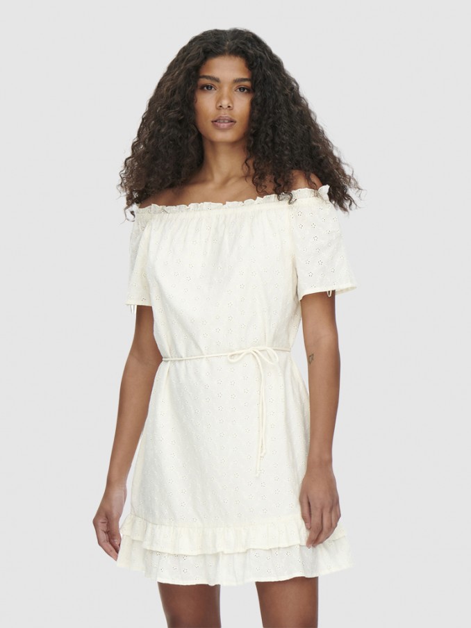 Vestido Mujer Blanco Only