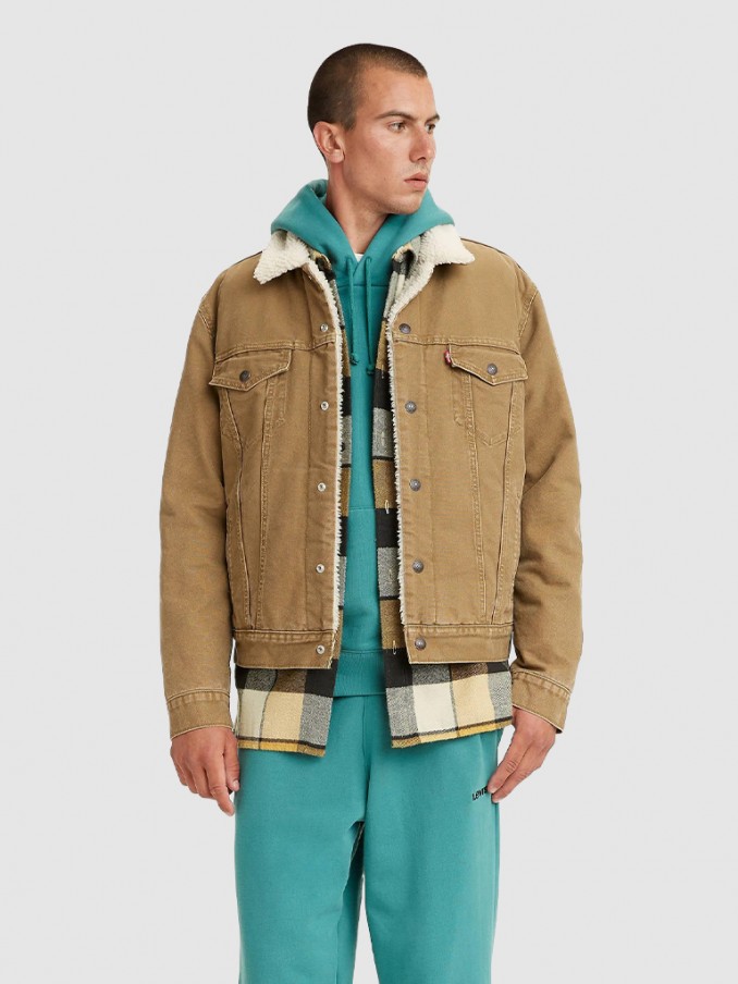 Chaqueta Hombre Verde Levis