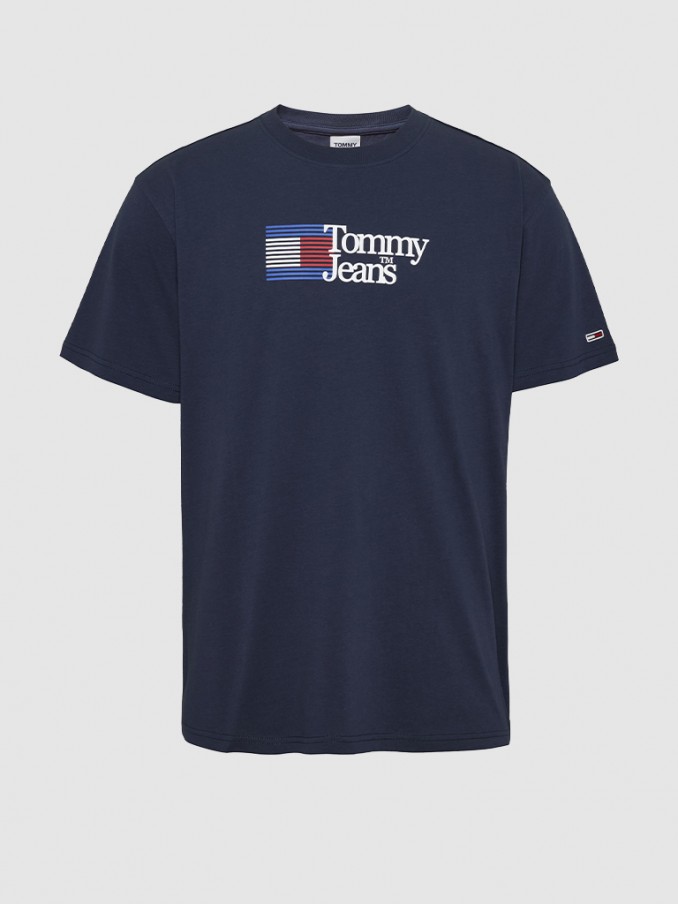 T-Shirt Homem Chest Tommy Jeans