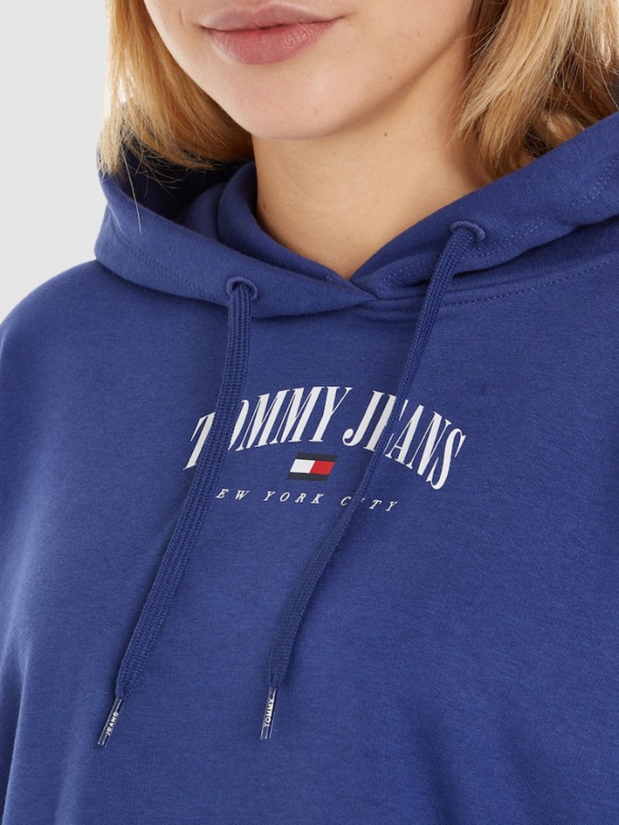 Sweatshirt Woman Blue Tommy Jeans