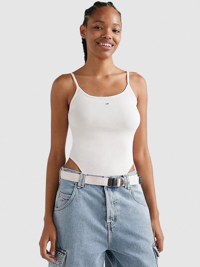 Body Mujer Blanco Tommy Jeans