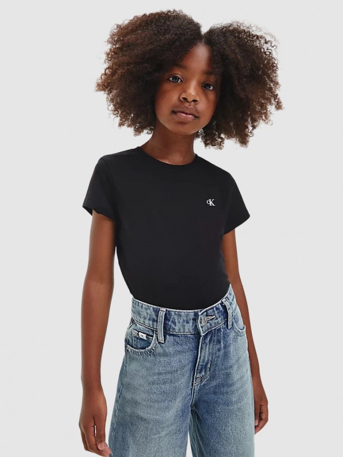 Camiseta Nia Negro Calvin Klein