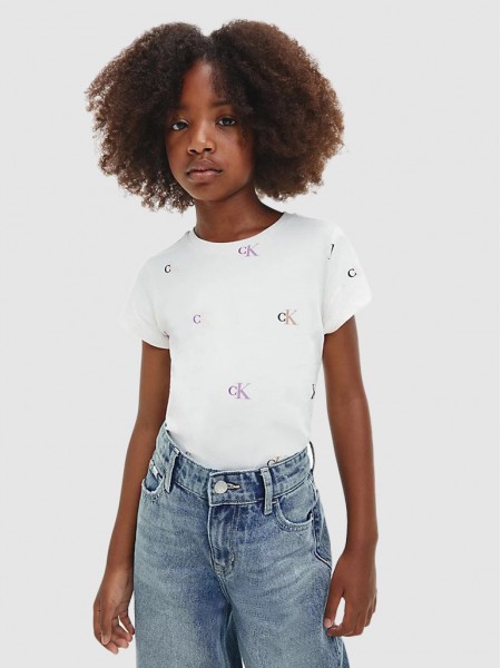Camiseta Niña Calvin Klein Camiseta Niña Calvin Klein