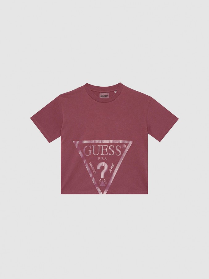 T-Shirt Girl Lilac Guess