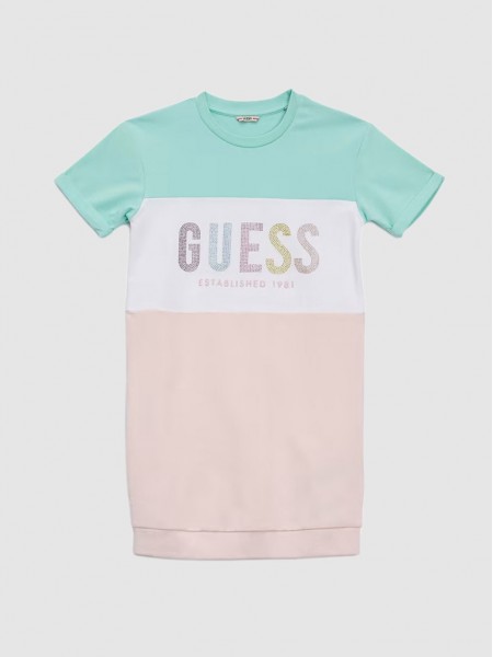T-Shirt Girl Multicolor Guess