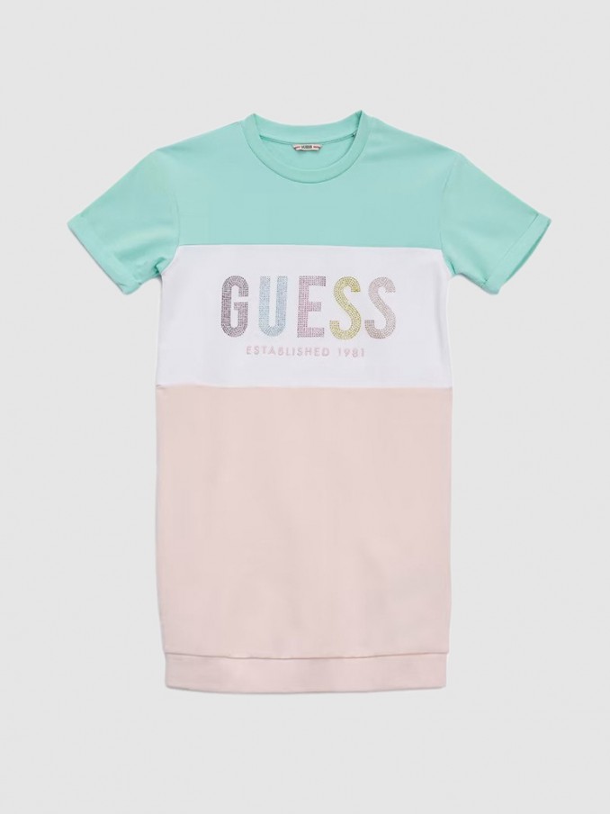T-Shirt Girl Multicolor Guess