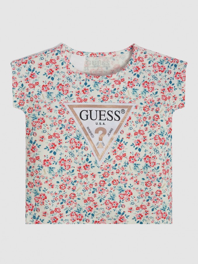 T-Shirt Girl Floral Guess