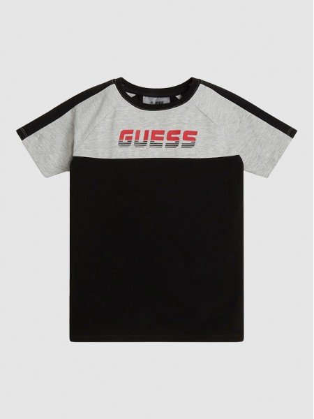 T-Shirt Boy Black Guess