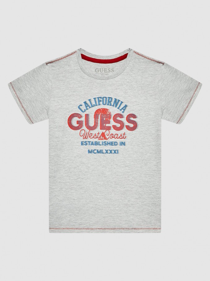 Camiseta Nio Gris Guess