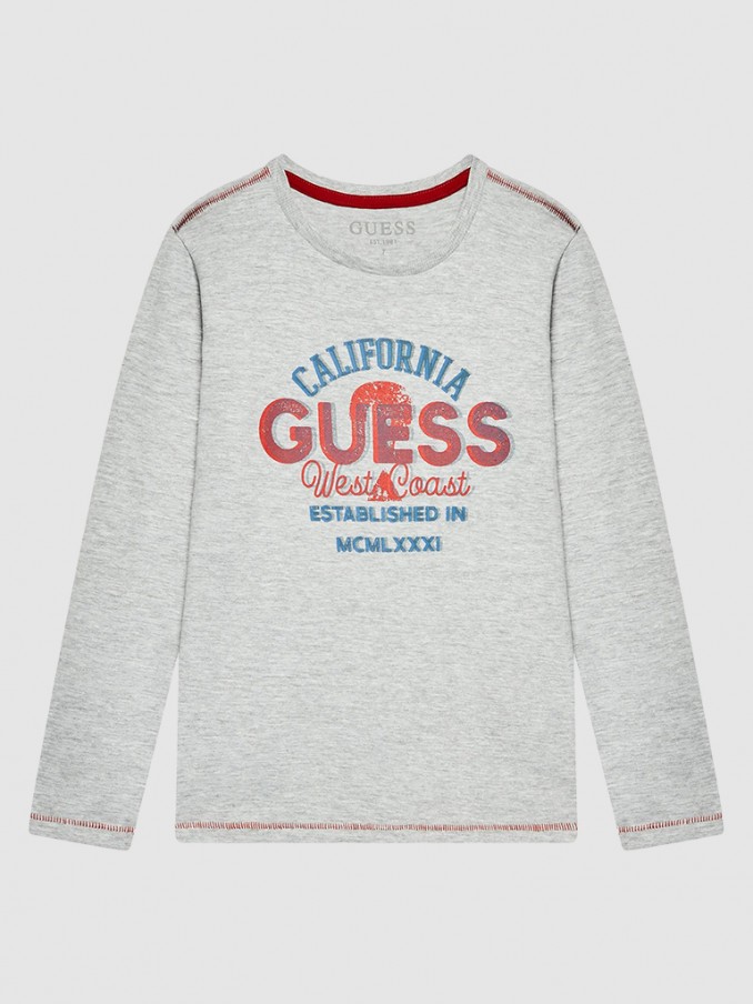 Sweatshirt Nio Gris Guess