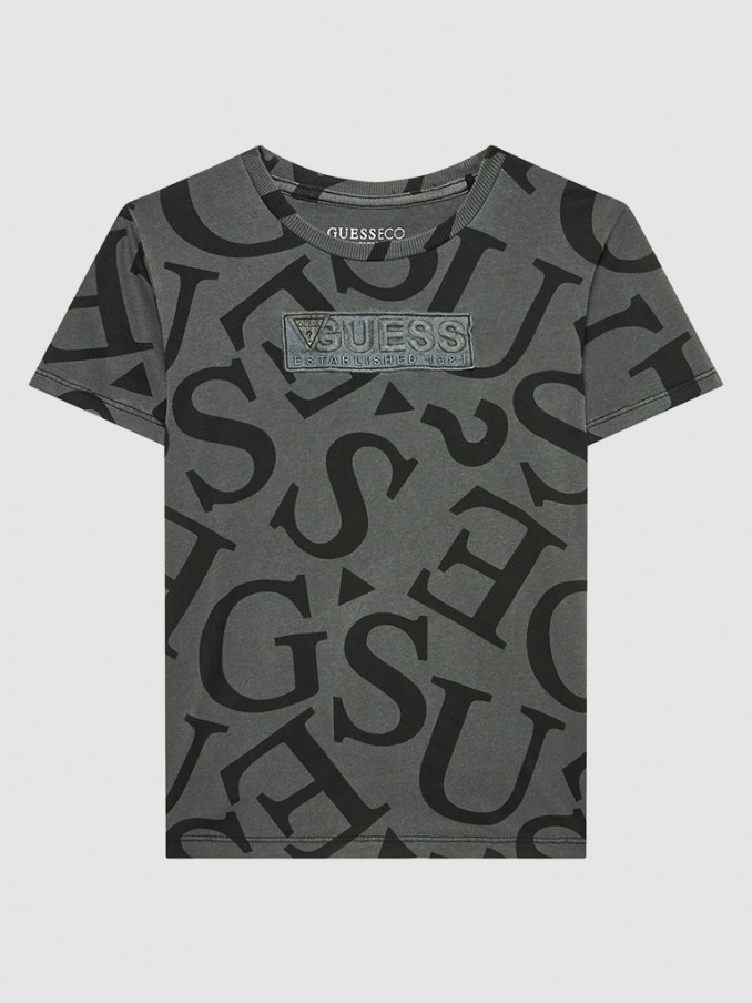 T-Shirt Boy Grey Guess